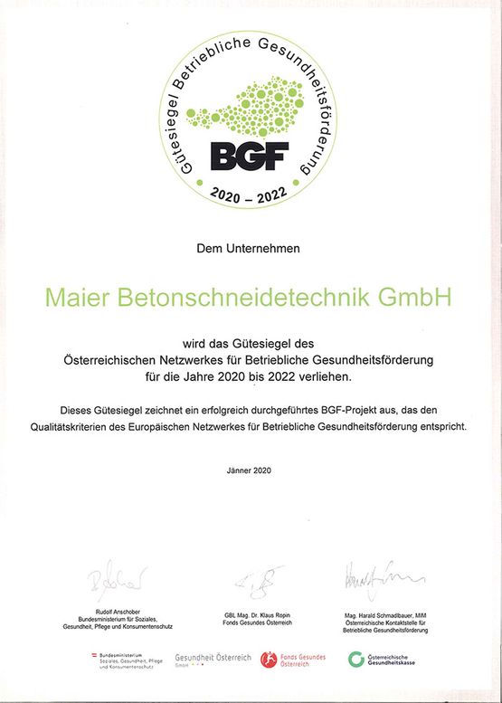 Maier Betonschneidetechnik BGF